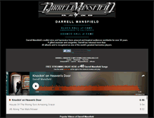 Tablet Screenshot of darrellmansfield.com